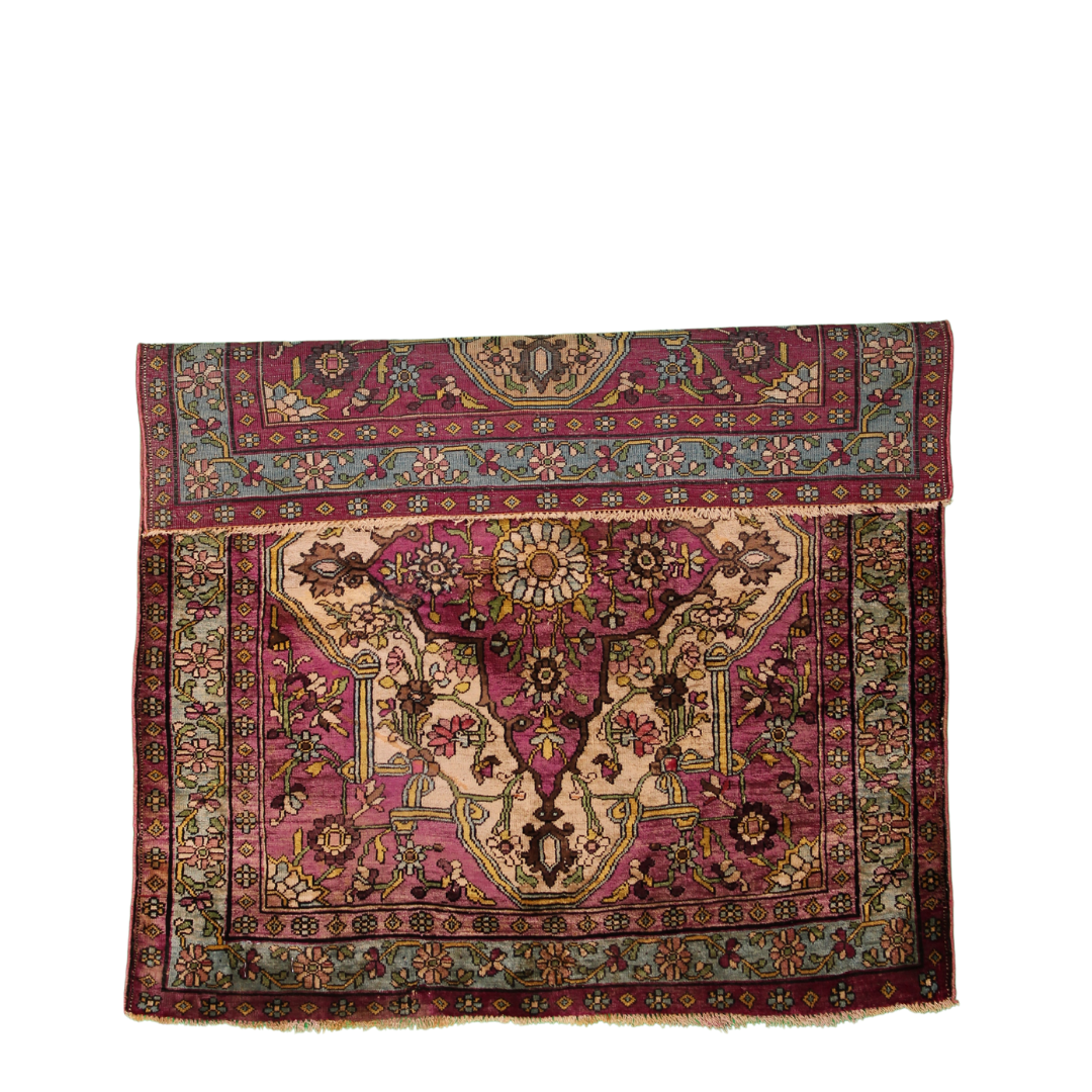 Antique Silk Kashan Mohtasham